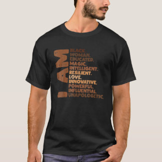 Camiseta Negro Negro Negro a cada mês História Negra BHM Af