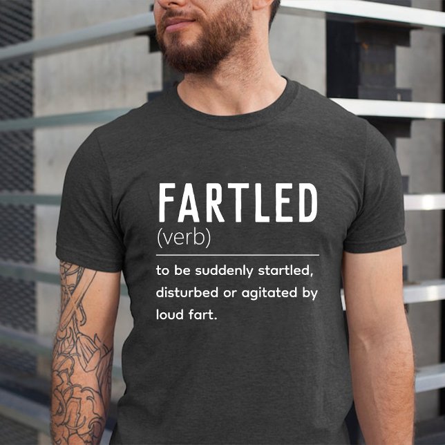 Camiseta Negro sarcástico Pai de melhor fazenda do mundo (Funny World's Best Farting Dad sarcastic black T-Shirt)