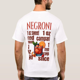 Camiseta Negroni T-Shirt – Bold Italian Aperitif