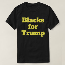Camiseta Negros para Trump T-Shirt