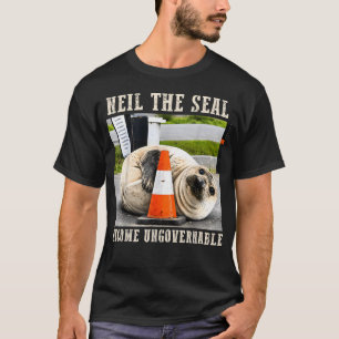 Camiseta Neil A Foca Tornar-Se Ingovernável Elefante Engraç