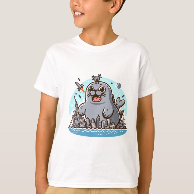 Camiseta Neil The Godzilla Seal (Frente)