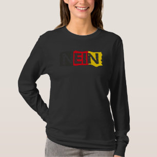 Camiseta Nein German Word