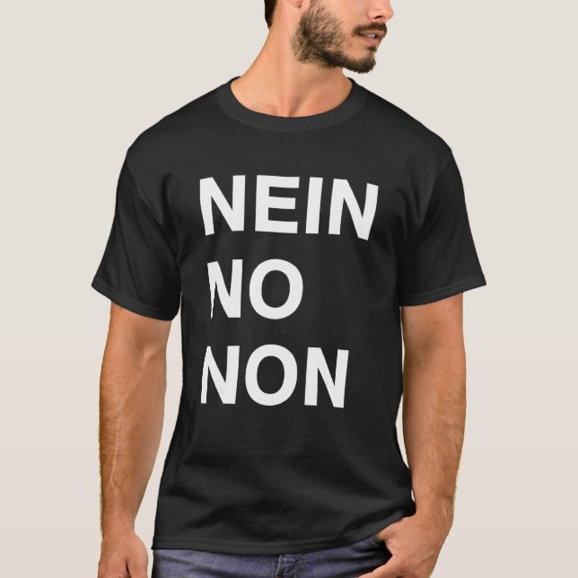 Camiseta Nein No Not As Vestiu Pelo ThRock Radio Head (Frente)
