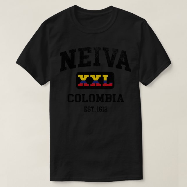 Camiseta Neiva Colombia XXL design atlético (Frente do Design)
