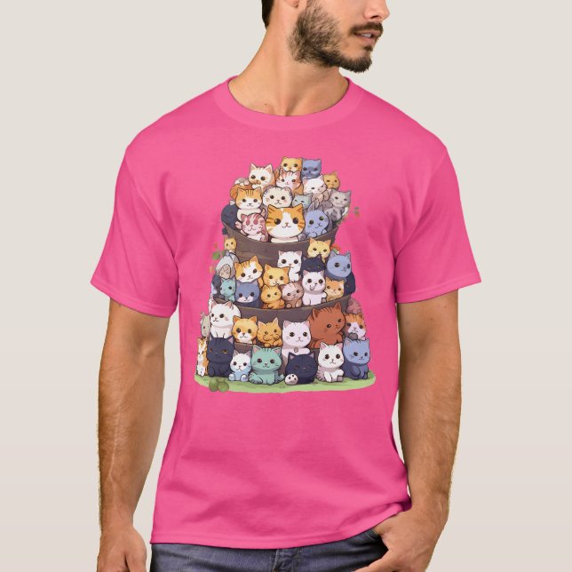 Camiseta Neko Atsume (Frente)