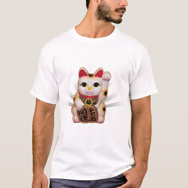Camiseta Neko: Boa sorte Neko (Frente)
