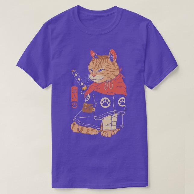 Camiseta Neko Ronin (Frente do Design)