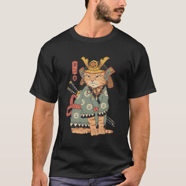 Camiseta Neko Samurai (Frente)