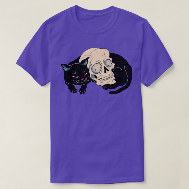 Camiseta Neko Skull  (Frente do Design)