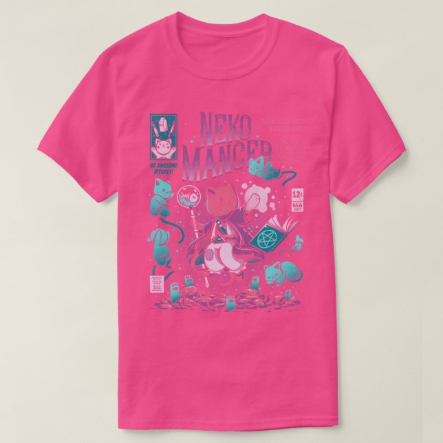 Camiseta Nekomancer (Frente do Design)