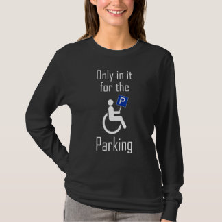 Camiseta Nele para o estacionamento, eu desabilitei a roda