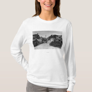 Camiseta Nelscott, casas de campo da parte dianteira de