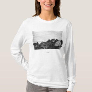 Camiseta Nelscott, casas de campo de Oregon no Oceano
