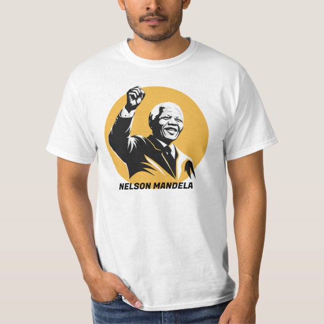 Camiseta Nelson Mandela | Inspirational T-Shirt (Frente)