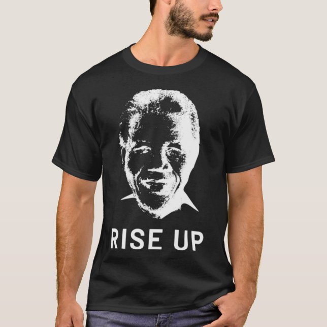 Camiseta Nelson Mandela Levanta-Se (Frente)