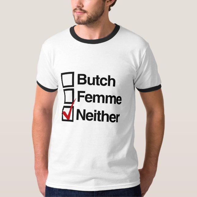 Camiseta Nem butch nem femme (Frente)