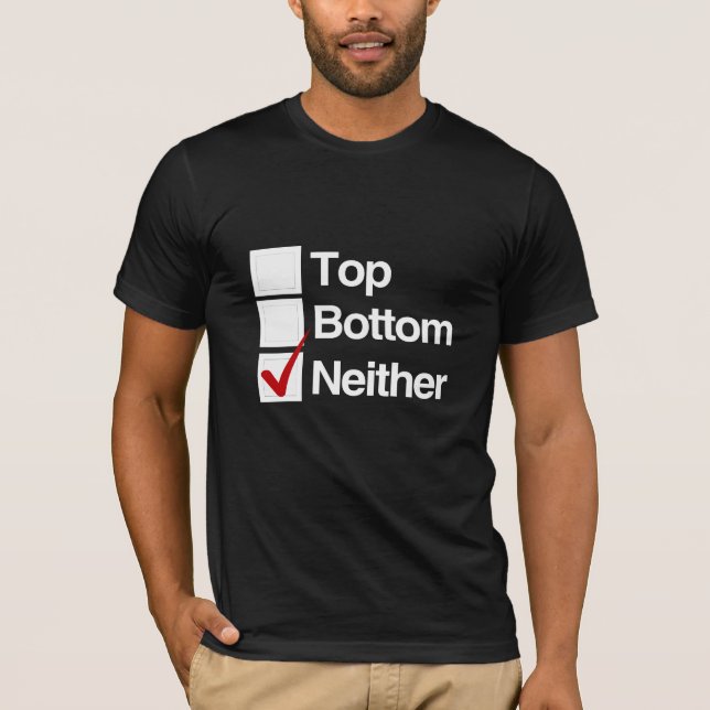 Camiseta Nem em cima nem em baixo (Frente)