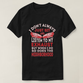 Camiseta Nem sempre me sento e ouço o meu esgoto