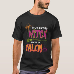 Camiseta Nem Todas As Bruxas Vivem Em Salem Halloween Figur