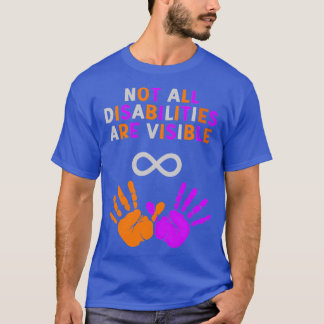 Camiseta Nem Todas As Deficiência São Pur De Laranja De Pra