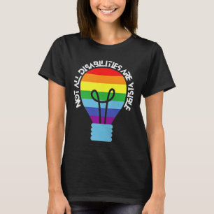 Camiseta Nem Todas As Deficiências São Deficiências Visívei