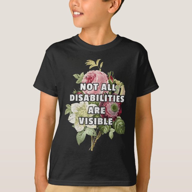 Camiseta Nem Todas As Deficiências São Fibromialgias Fibras (Frente)
