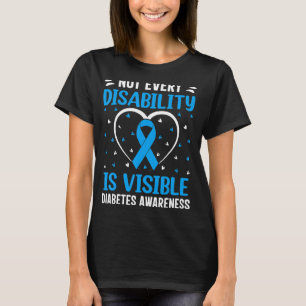 Camiseta Nem Todas As Deficiências São Sensibilização Visív
