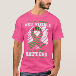 Camiseta Nem todas as feridas estão visíveis