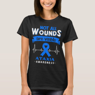 Camiseta Nem todas as feridas são perceptíveis à Ataxia