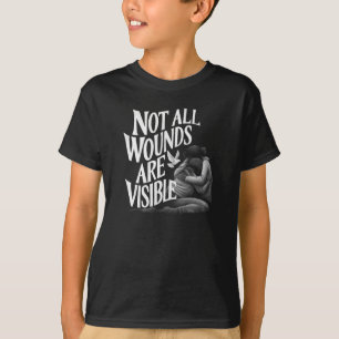 Camiseta Nem todas as feridas são versão do Visible_child