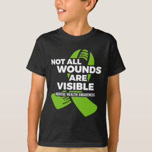 Camiseta Nem Todas as Feridas São Visíveis Conscientização 