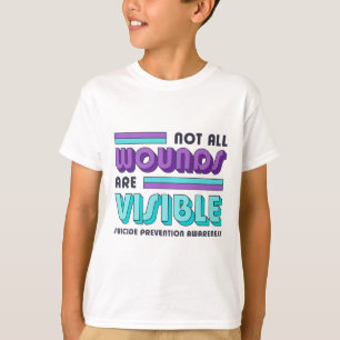 Camiseta Nem Todas As Feridas São Visíveis Para A Prevenção