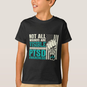 Camiseta Nem Todas As Feridas São Visíveis - Sensibilização