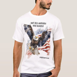 CAMISETA NEM TODAS AS FERIDAS SÃO VISÍVEIS. SENSIBILIZAÇÃO 