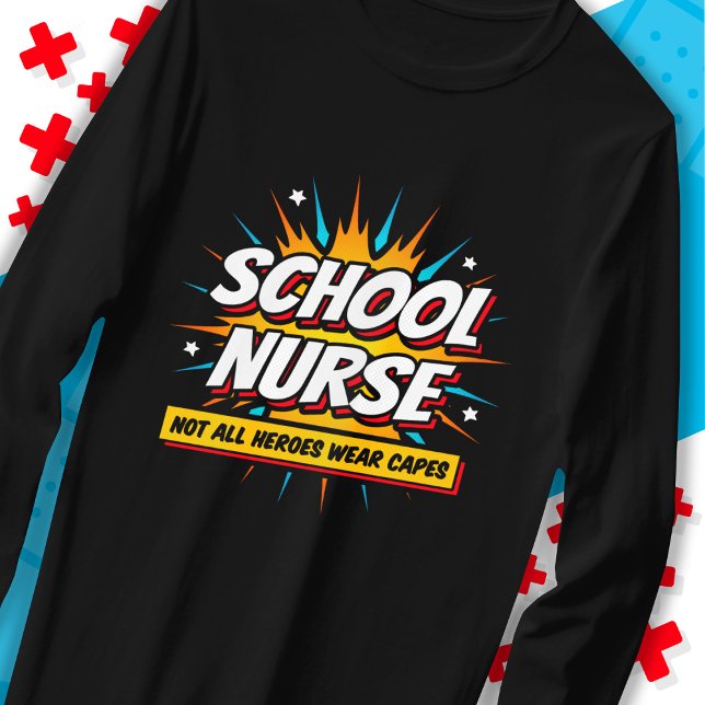 Camiseta Nem Todos Heróis Vestem Capes Enfermeira Apreciaçã (Criador carregado)