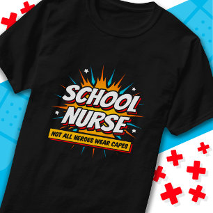 Camiseta Nem Todos Heróis Vestem Capes Enfermeira Apreciaçã