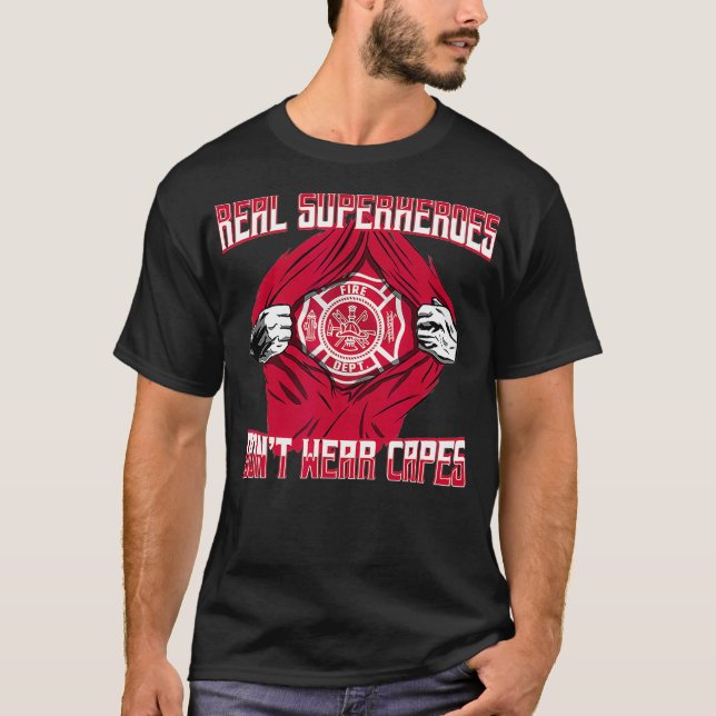Camiseta Nem todos os Heros Vestem os primeiros respondedor (Frente)
