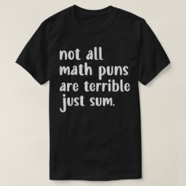 Camiseta Nem Todos os Piadas de Matemática São Terríveis, S