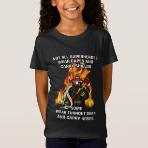 Camiseta Nem todos os super-heróis...bombeiros