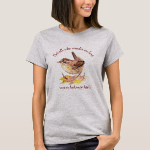 Camiseta Nem todos que andam perdidos - alguns procurando p