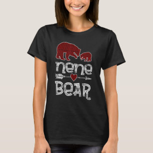 Camiseta Nene Bear Buffalo Red Xadrez Seta Natal Pajama