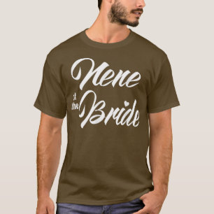 Camiseta Nene De Noiva Festa de casamento Engraçada Corresp