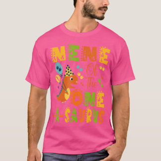 Camiseta Nene Do primeiro aniversario De Um-A-Surus Dinossa