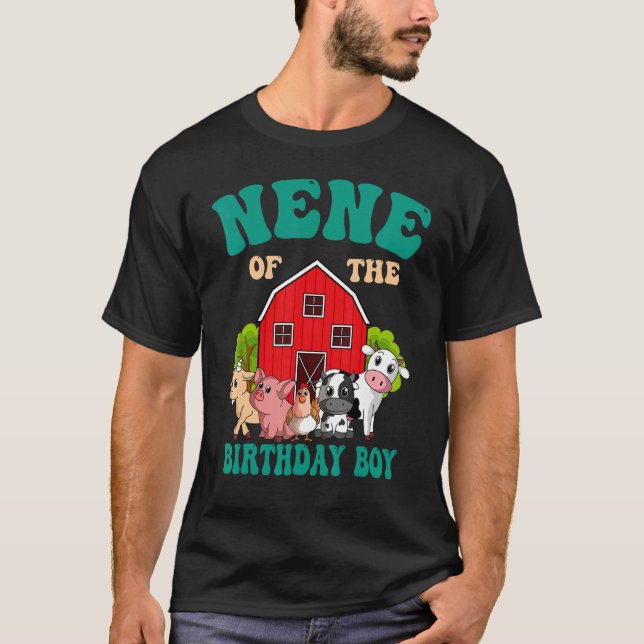 Camiseta Nene Of The Birthday Boy Animal Family Bday P (Frente)