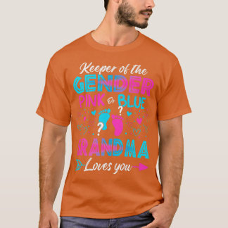 Camiseta Neném Sexo Revelar Chá Rosa Ou Azul Avó Lov