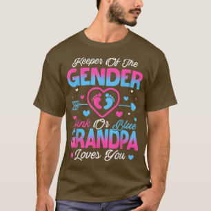 Camiseta Neném Sexo Revelar Chá Rosa Ou Azul Avô Lov