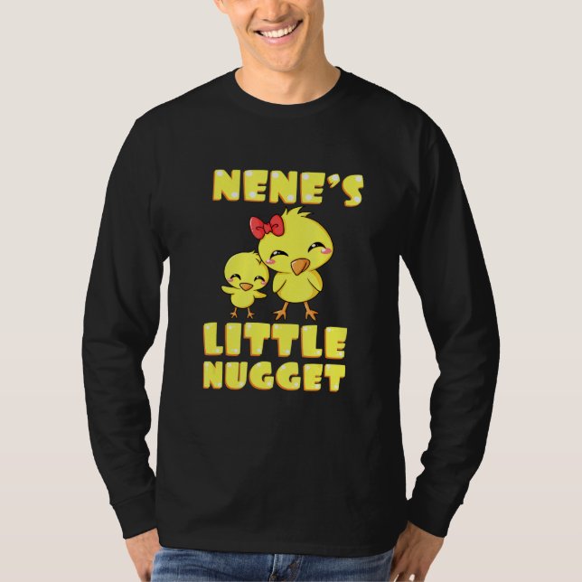 Camiseta Nenes Little Nugget Chicken Dia de as mães (Frente)