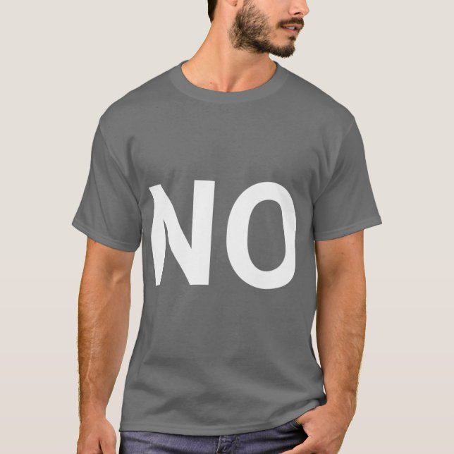 Camiseta Nenhum amigo engraçado (Frente)