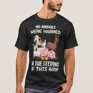 Camiseta Nenhum Animal Foi Aquecido Na Alimentação Deste Co